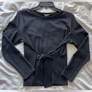 Black long sleeve sweater